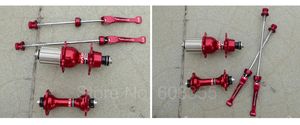 Велосипедный концентратор Novatec hubroad для shimano 8s 9s 10s 11s красный|bicycle hub|bike hubnovatec hub |