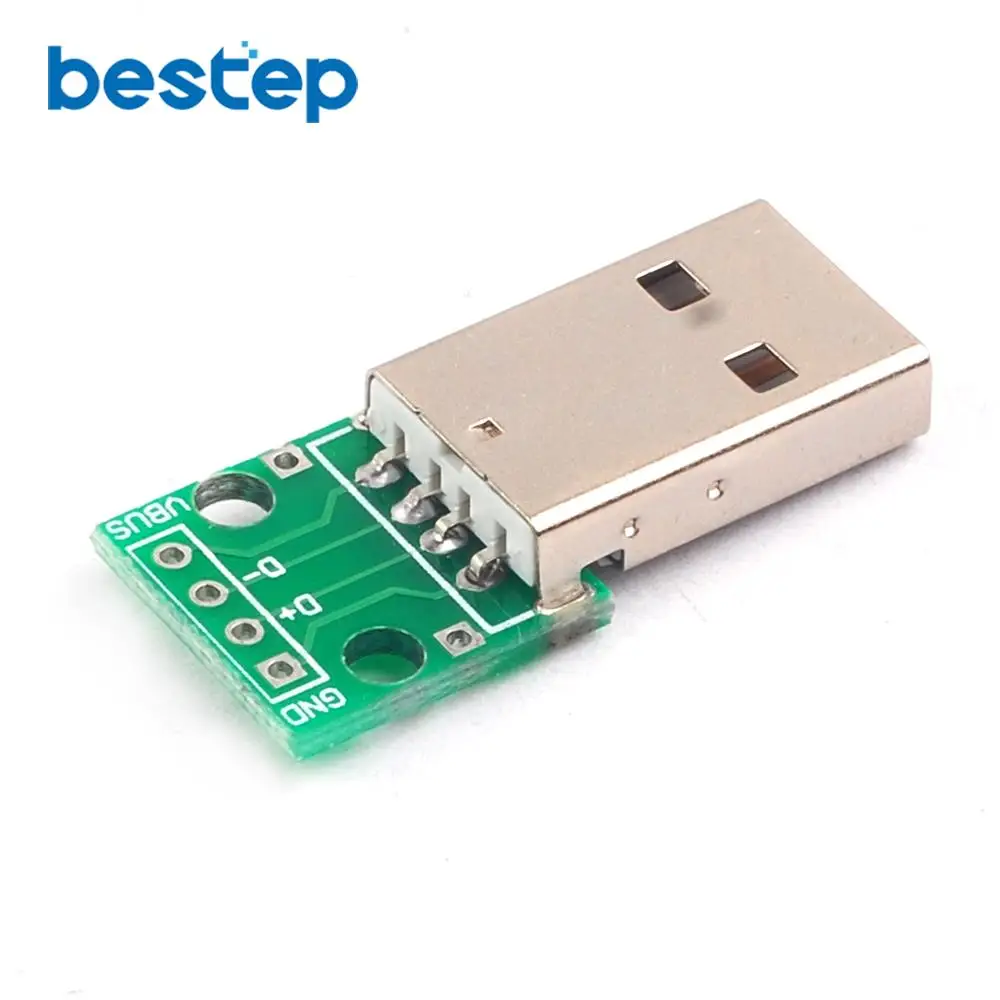 2 шт. адаптер конвертер USB на DIP для печатной платы 54 мм|usb supply|usb tousb to dip |