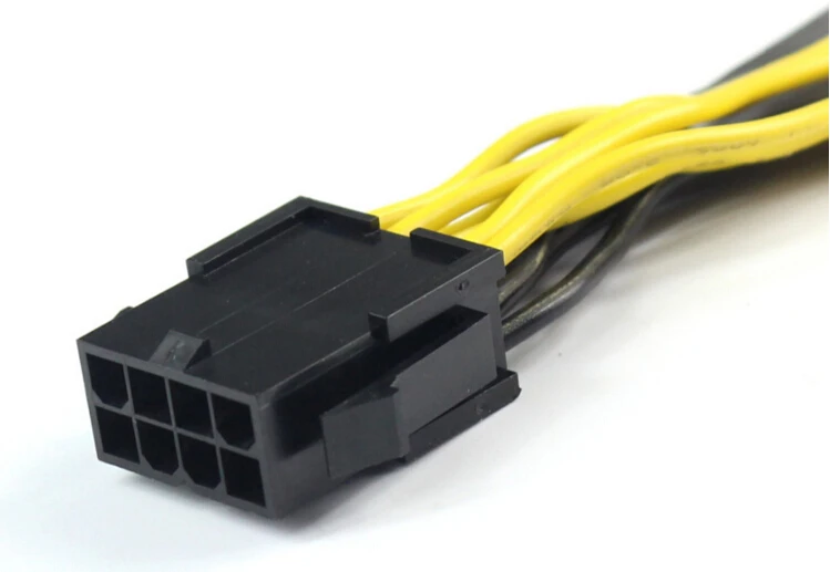 Процессор или gpu 8Pin до 2*8pin(6 + 2) графическая карта для miner Double PCI E PCIe блок питания