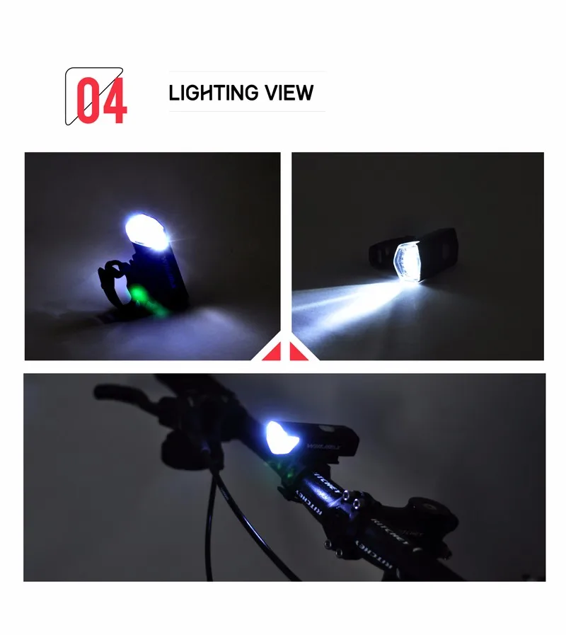 

Rechargeable 300LM 3 Modes LED USB Bicycle front Light Lamp MTB Bicycle Cycling Headlamp Headlight Bike Bycicle Light