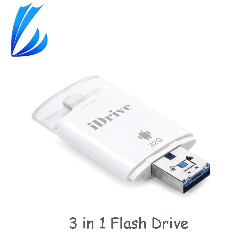 OTG USB флэш накопитель 64 Гб для хранения iOS iPhone 8 iPad Android ПК памяти накопители