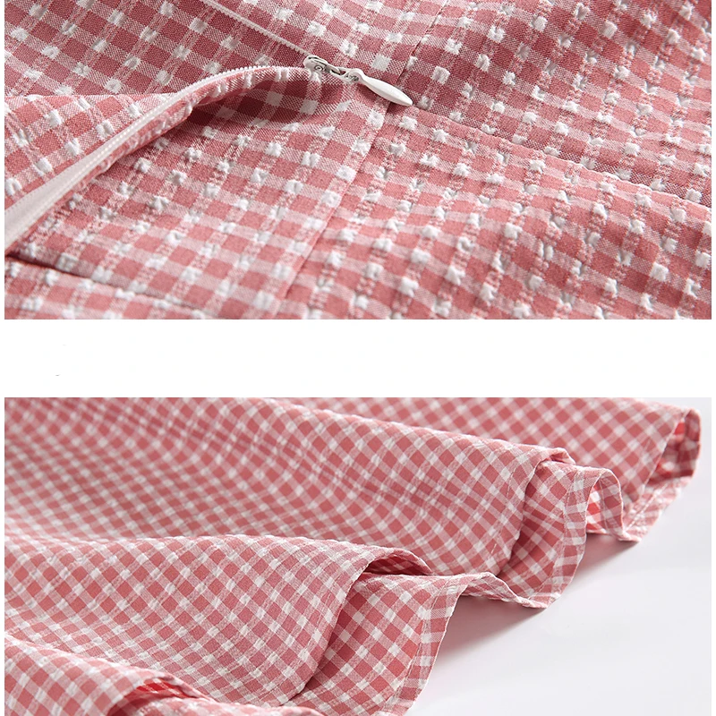 

Dress Large Size Female Fat Sister New 2018 Summer Cover Belly Age Fat Fairy Strapless Lattice Lotus Sleeve Small Fresh ZTT11