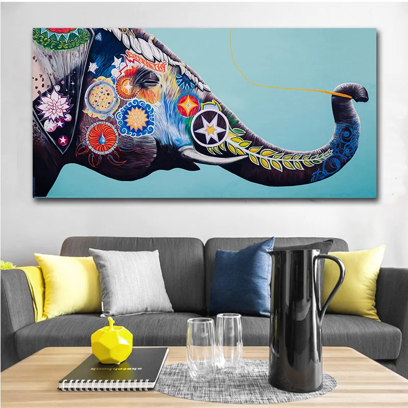 

Diy Diamond Painting Elephant Cross Stitch Kits Full square 5d Diamond Embroidery Mosaic Home Decor Y1928