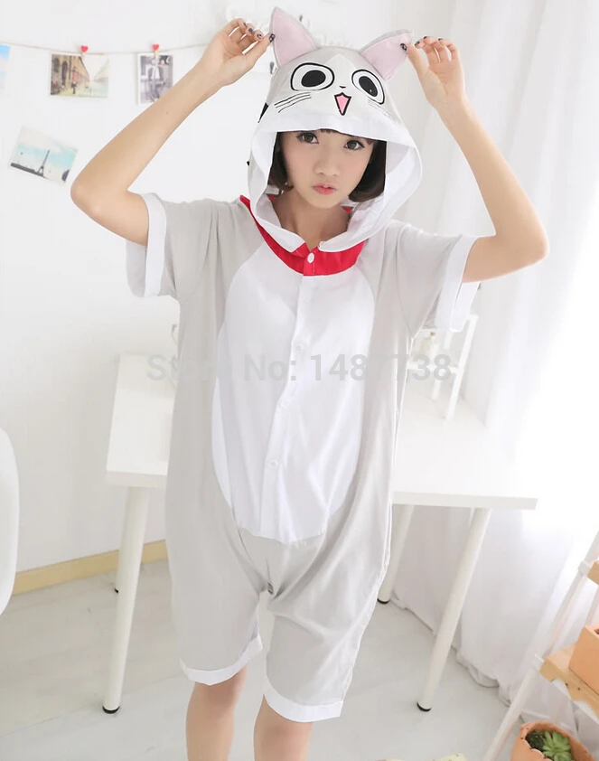 Фото Новый 100% хлопок новинка аниме животного Чи Sweet Home Сыр cat Летний Onesie для Для Новый 100% хлопок новинка аниме животного Чи Sweet Home Сыр cat Летний Onesie для Для