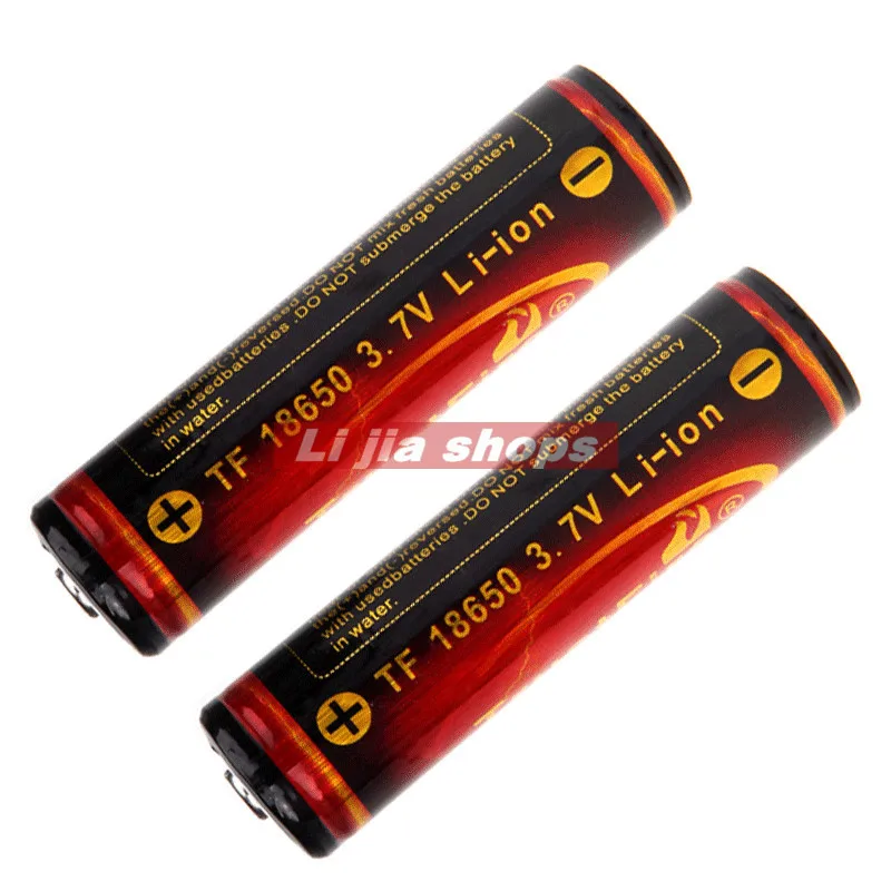 4 шт./партия Trustfire 18650 Батарея 3,7 в 3000 мАч с помощью фонарика для камеры 18650 аккумуляторные батареи