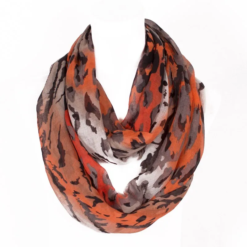 leopard-dg1321 Брендовые новые модные женские шарфы с кольцом-петлей, Леопардовый принт, шарф-хомут для шеи, Универсальный женский Мягкий шарф 180*80 см - Цвет: leopard-dg1321