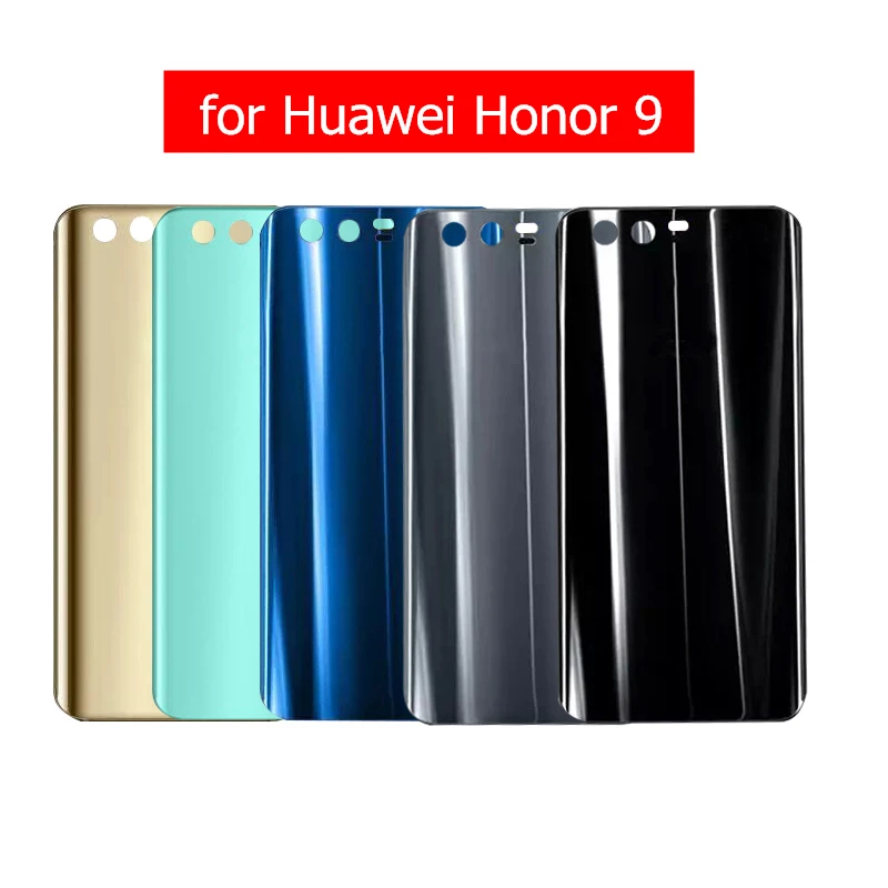 Задняя крышка для HUAWEI Honor 9 honor9 стеклянная батареи задняя дверь Replcement Huawei Premium с