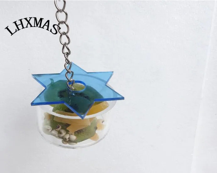 2017 акриловый попугай Обучающие игрушки коробка для кормления в форме шести звезд