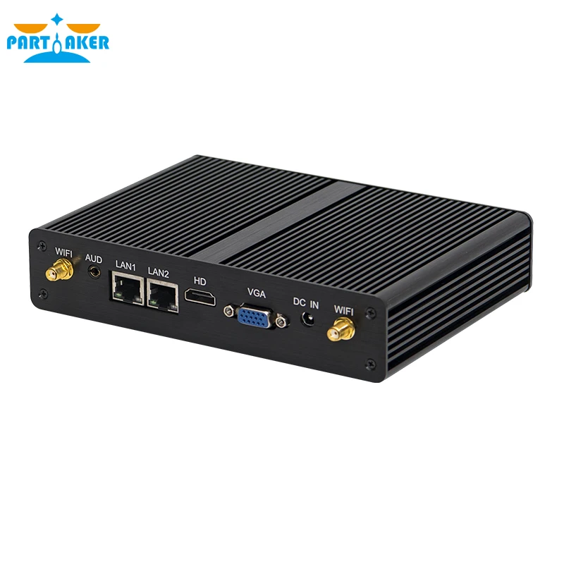 Intel Core i3 4030U Celeron 2955U безвентиляторный мини ПК Windows Barebone компьютер DDR3L 4K HTPC minipc HDMI VGA Dual Lan