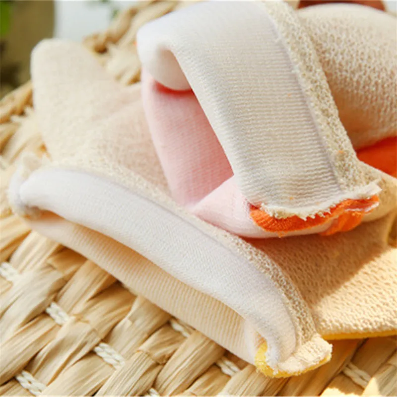 Mrosaa перчатки для ванной комнаты губка тела массаж ванны душа и Мультфильм