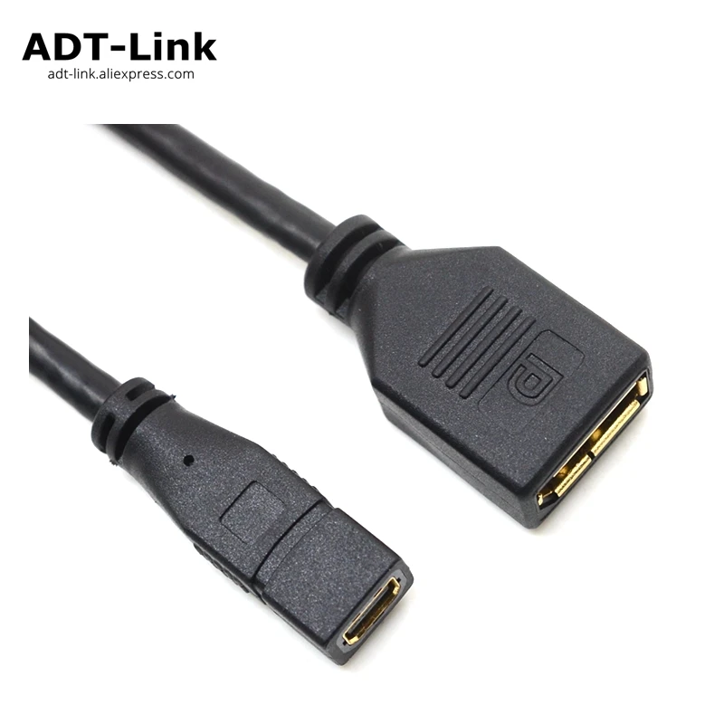 

Кабель-удлинитель Mini Display Port «гнездо-гнездо», кабель-удлинитель Thunderbolt 2K 4K @ 60 гц, 1 фут 30 см