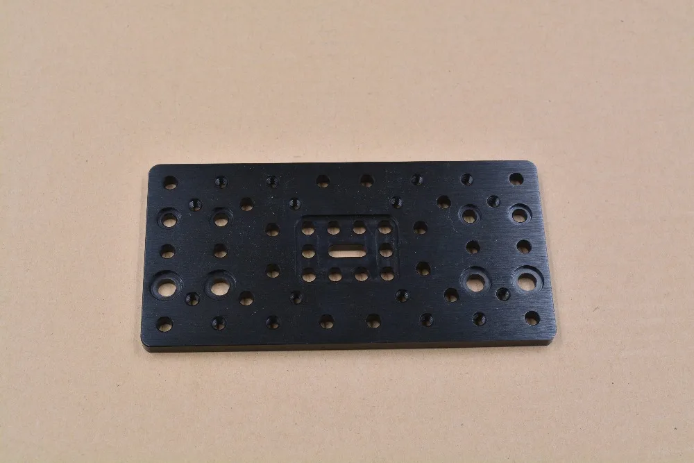 3d принтер openbuilds алюминиевая пластина c-луч в два раза шириной монтажная плата T6x77.15x155 мм