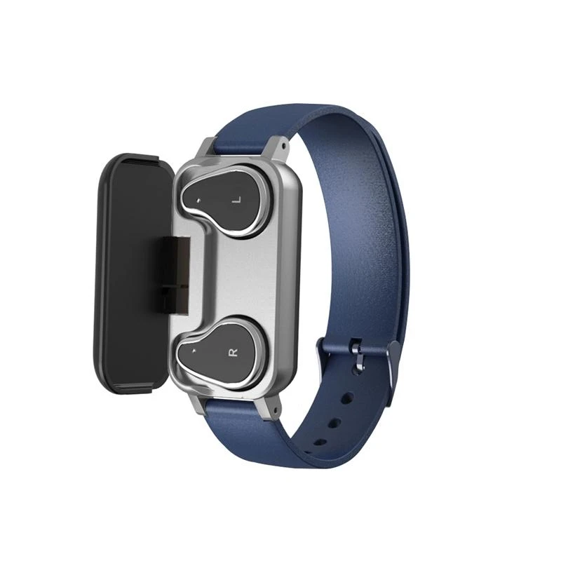 blue 696 T89 спортивный умный Браслет многофункциональная bluetooth-гарнитура комбинированный спортивный для вождения Смарт-часы водонепроницаемые унисекс - Цвет: blue