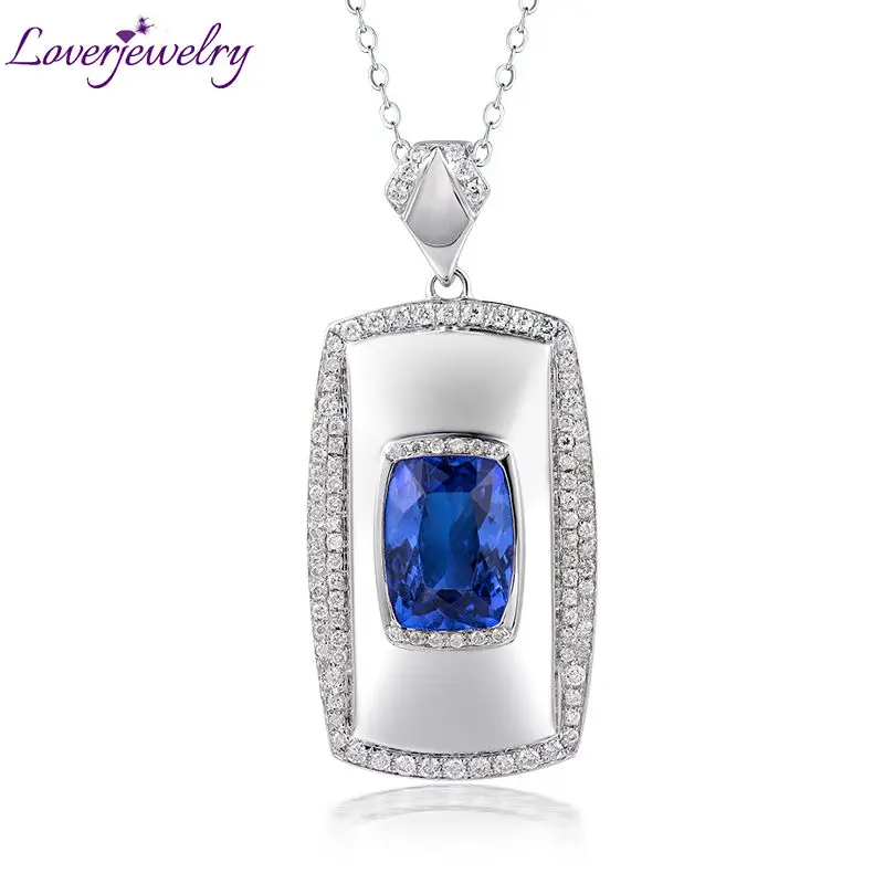 LOVERJEWELRY Выходная однотонная обувь из белого золота 18 карат мужские Цепочки и