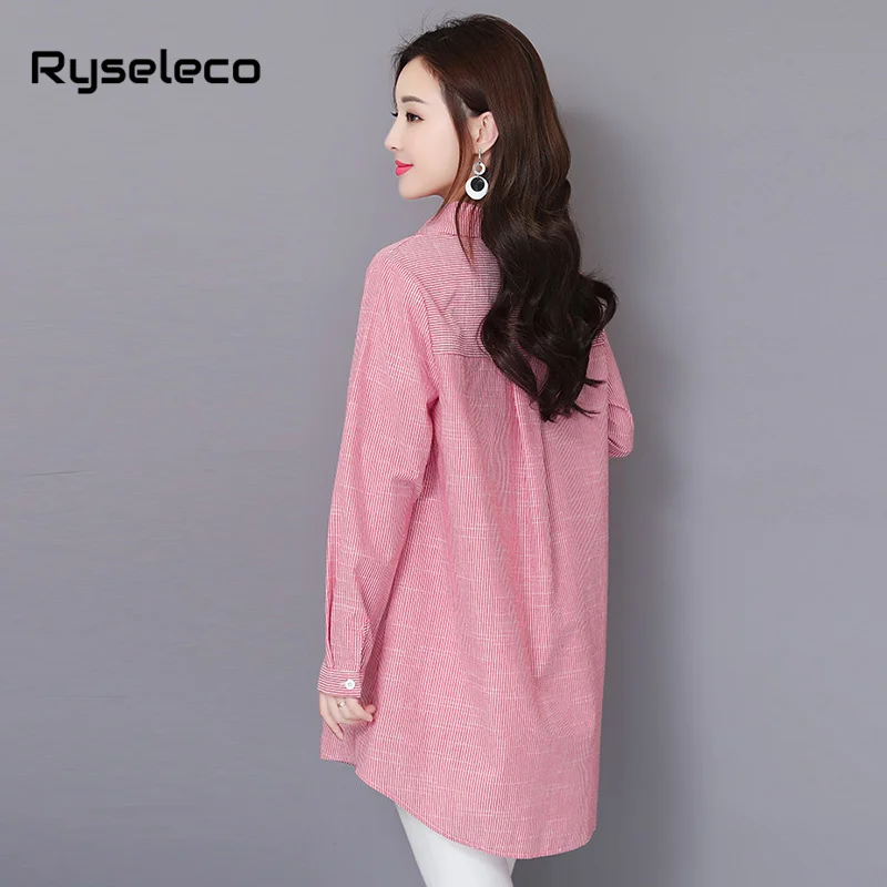 Женские блузки на весну и осень женские офисные в Вертикальную Полоску