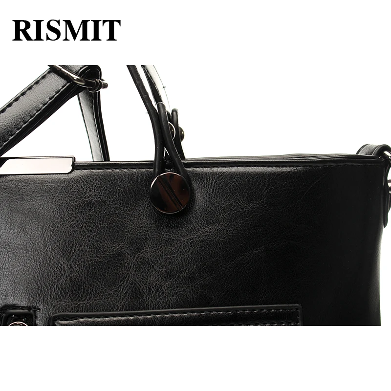 RISMIT Женская сумка из экокожи высокого качества BO62|leather tote bag|brand bagtote bag |