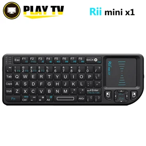 Оригинальная беспроводная клавиатура Rii Mini X1, 2,4 ГГц, Воздушная мышь, клавиатуры, ручной тачпад, Игровая клавиатура для телефона, приставки smart tv, android