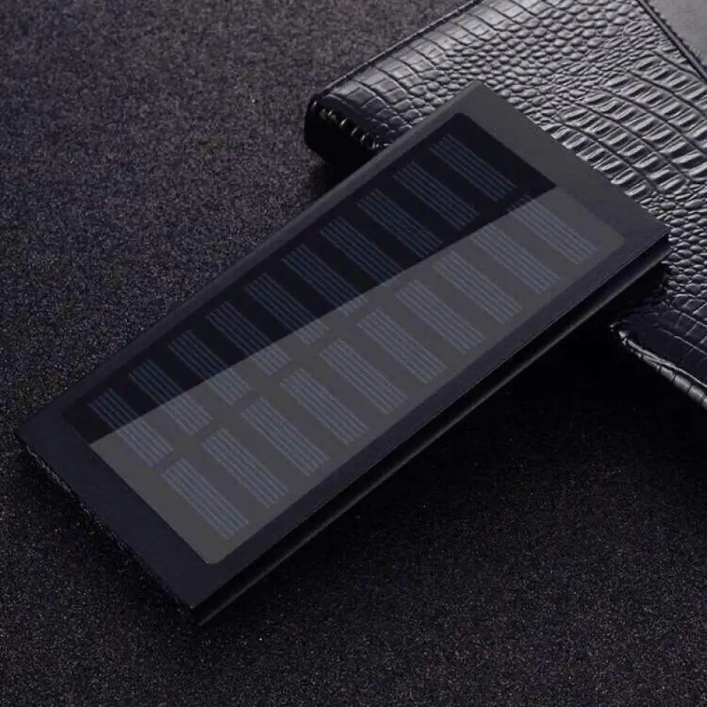 30000 мАч Солнечный внешний аккумулятор Двойной USB зарядное устройство для