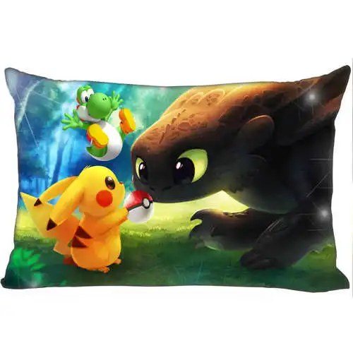 Лучшие наволочки на заказ pokemon(1)@ 2 спальни дома прямоугольная Наволочка на молнии(с одной стороны)@ 1205-05-06-296 - Цвет: Pillowcase