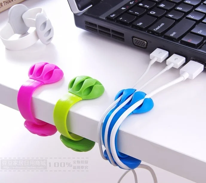 Кабельный Организатор Рабочего Plug Hub Шнур Намотки Устройство Управления Кабель |