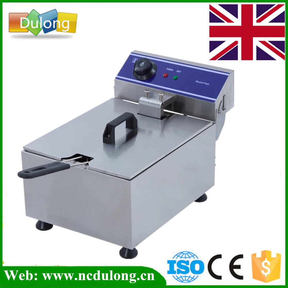 Германия со большого размера бак электрическая фритюрница с двумя решетками