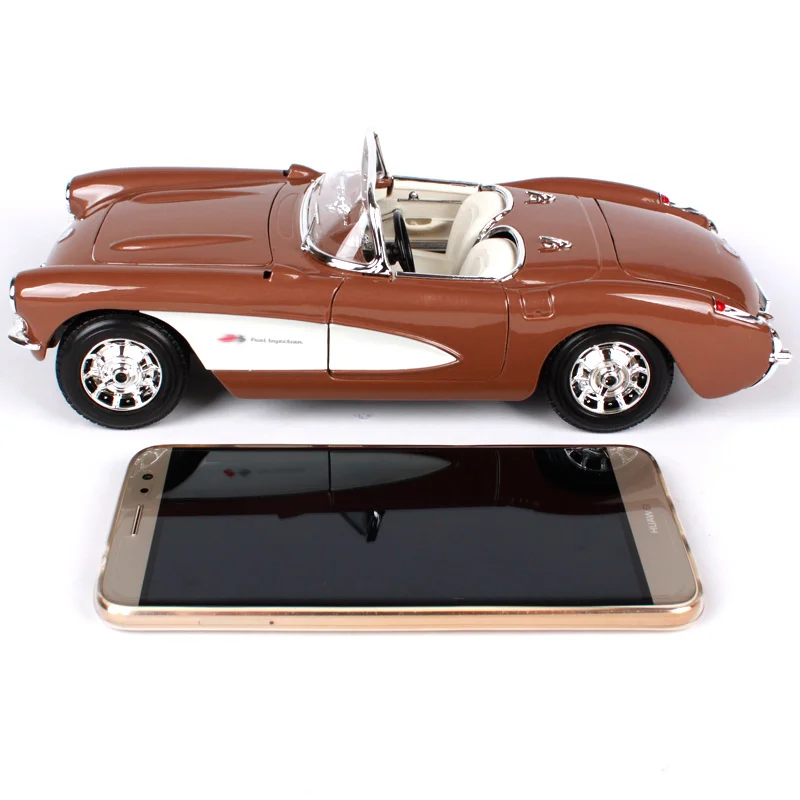 Maisto 1:18 1957 Chvrolet Corvette полицейский автомобиль модель старого автомобиля литая новая