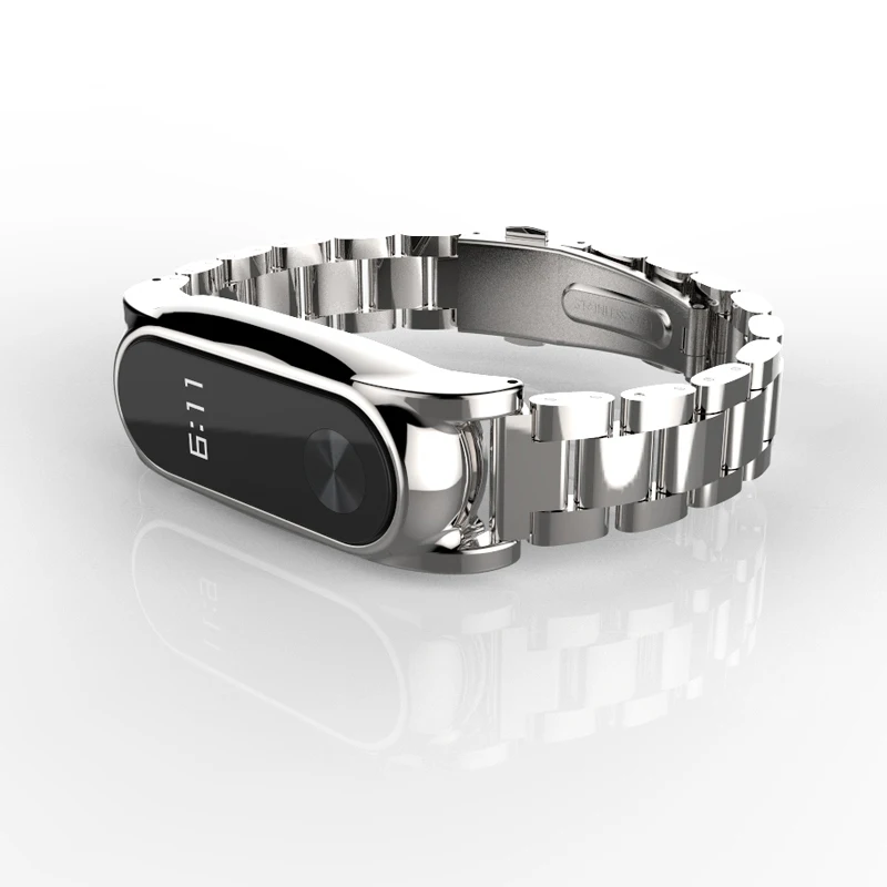 Металлический сменный ремешок Teamyo для Xiaomi Mi Band 2 аксессуары браслет из