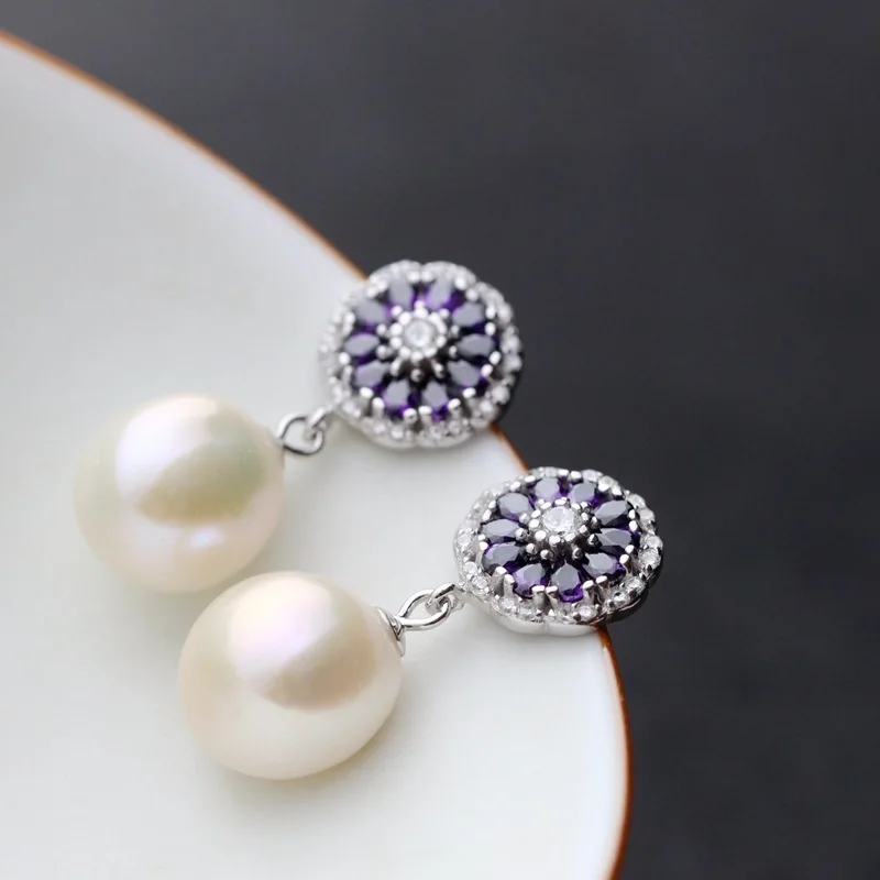 Серебряная Мода голубой циркон серебро 925 пробы кулон ручная работа натуральный