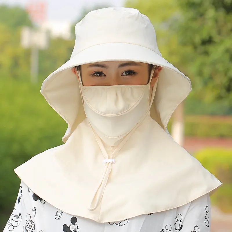 Шляпа Женская Солнцезащитная со складками модная шапка от солнца для езды на