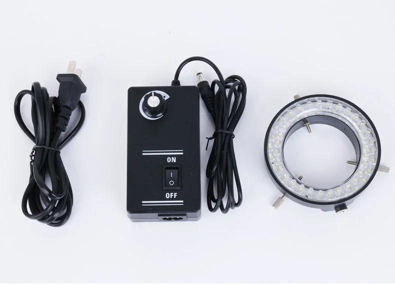 60 LED Регулируемая кольцевая осветительная лампа для стерео микроскопа с