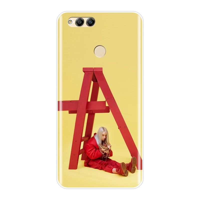 Чехол для телефона Billie Eilish Cool Girl для Huawei Honor 7 7S 7X 7A 7C Pro 10 9 8 8X MAX Honor 7 8 9 10 Lite силиконовый мягкий чехол-накладка