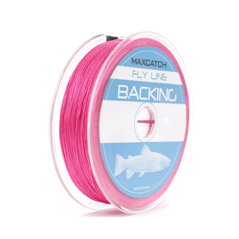 Maximumcatch бэк-Fly леска 20/30LB 50/100/300 ярдов опорная линия мульти Цвет Плетеный Fly Line - Цвет: Pink Color