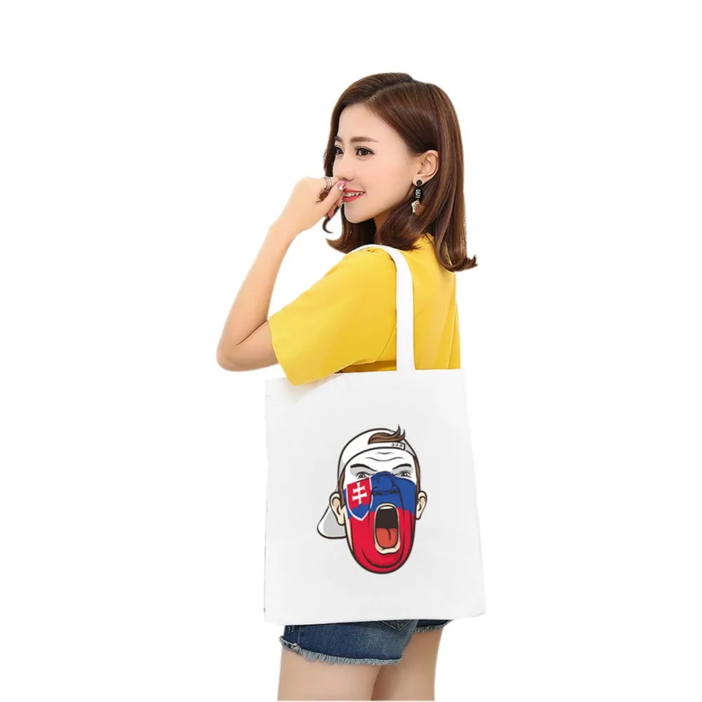 2018 чемпионат мира России печать девушка сумка Пейсли дамская женская Холщовая