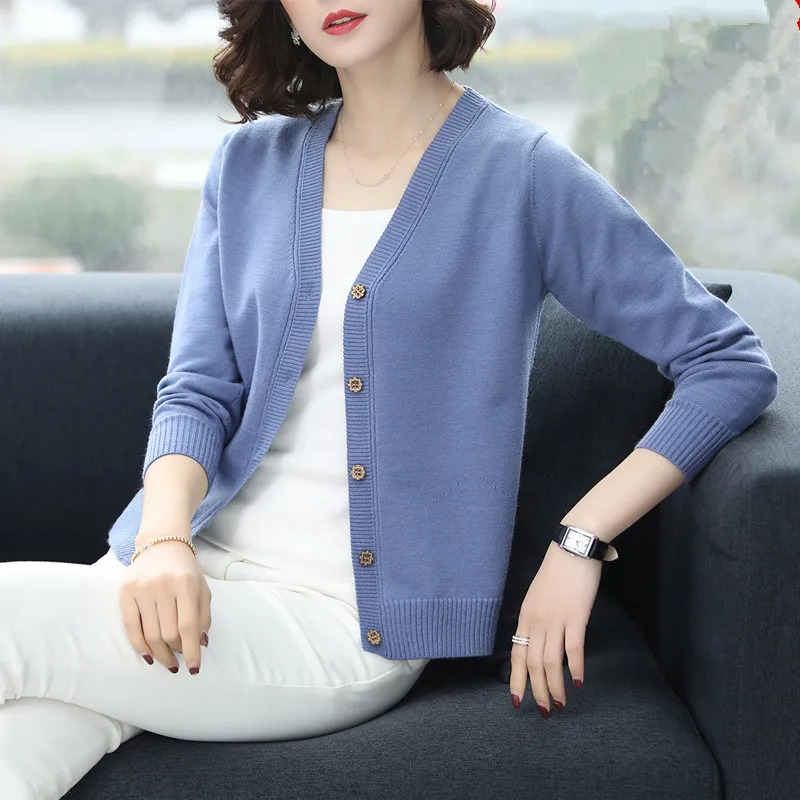 KMETRAM Spring Women's Sweater Wool Knitted Cardigan Women Clothes 2020 Ladies Tops Korean Cardigans Chompas Para Mujer MY2688 |