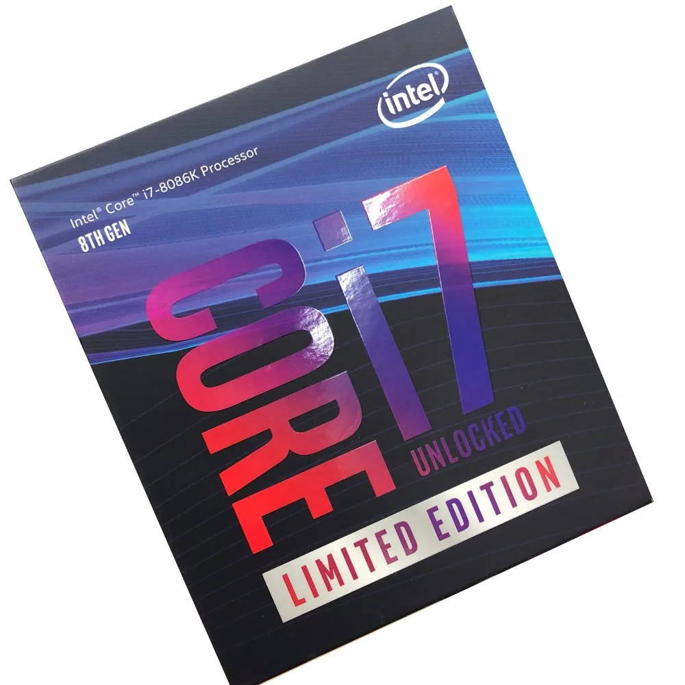 Оригинальная новая коробка процессор Intel Core 8 series i7 8086K 4 0 ГГц 12 м 6 ядер LGA1151