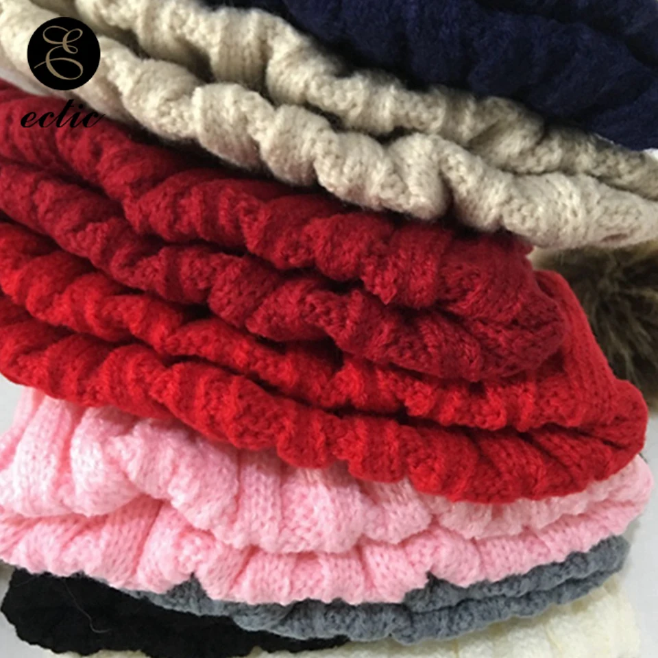 

Ponpon Hat With Pompom Cute Soft Knit Beanie Faux Fur Pom Poms Pink Winter Hat Women Ears Warm Bonnet Ski Kawaii Hat Tuque