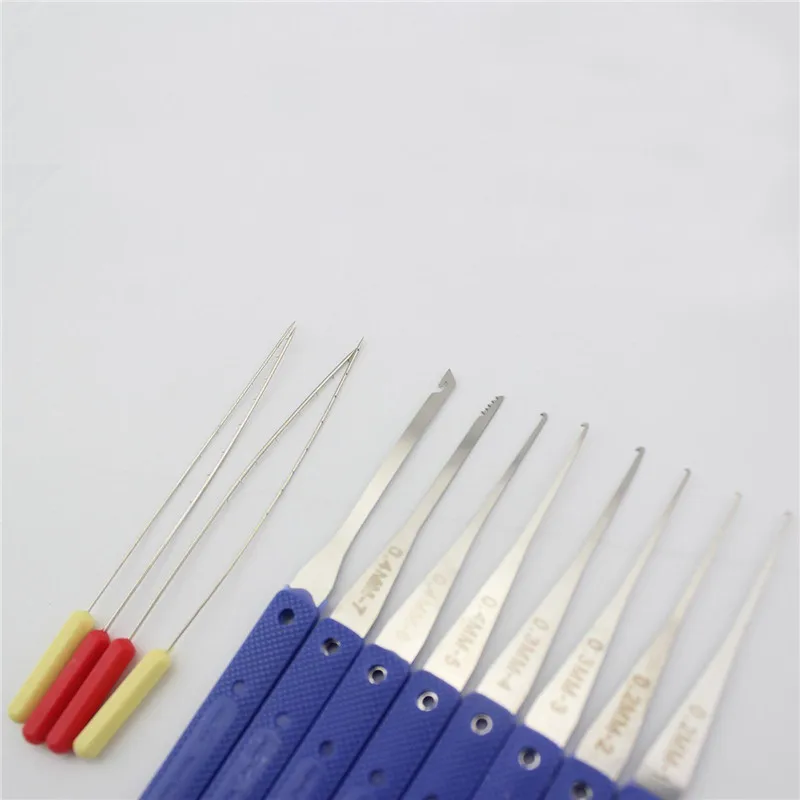 Набор слесарных инструментов для извлечения сломанных ключей 12 шт.|broken key