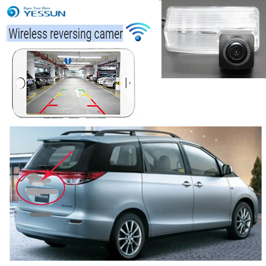 YESSUN New Arrival! for toyota Previa XR50 2006~2018 Car Rear View Back Up Reverse Parking Camera  waterproof Full HD CCD