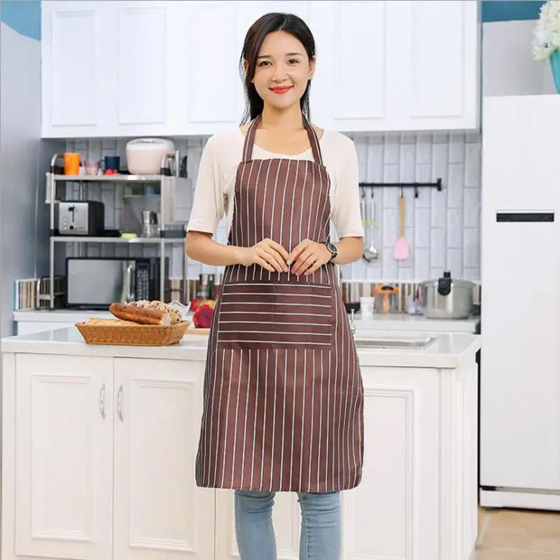 Модный короткий водостойкий фартук для кухни карманные аксессуары без рукавов в