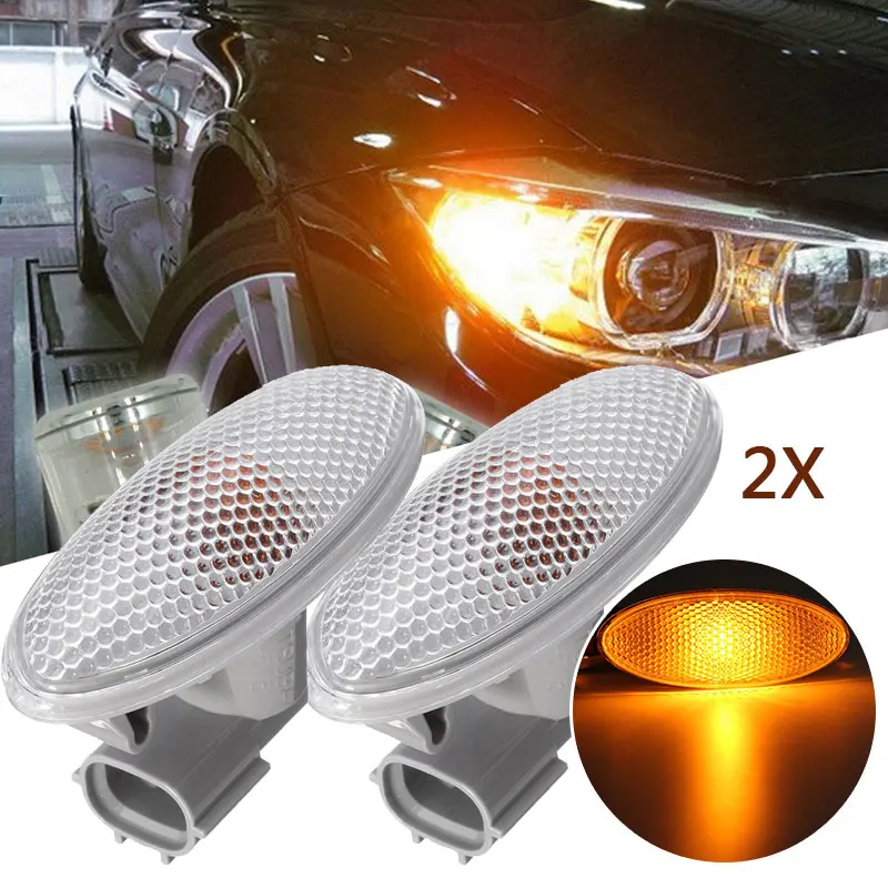 Vehemo 5W Turn Signal Light Automobile Lamp Durable Warning Super Bright Indicator for Camry Yaris | Автомобили и мотоциклы