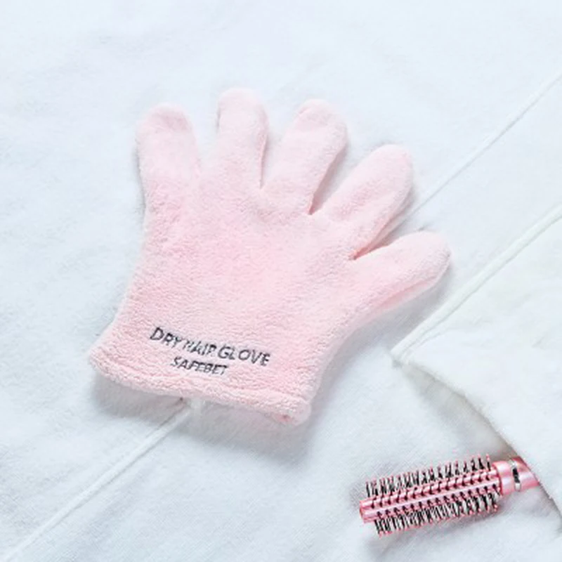 Сушки волос перчатки Полотенца Скорость волосы процесс сушки Smart пункт