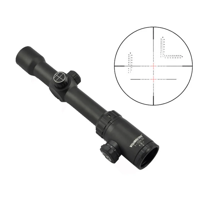 Прицел прицел Visionking 1 12x30 30 мм трубка АК Военный снайпер подсветка коллиматора