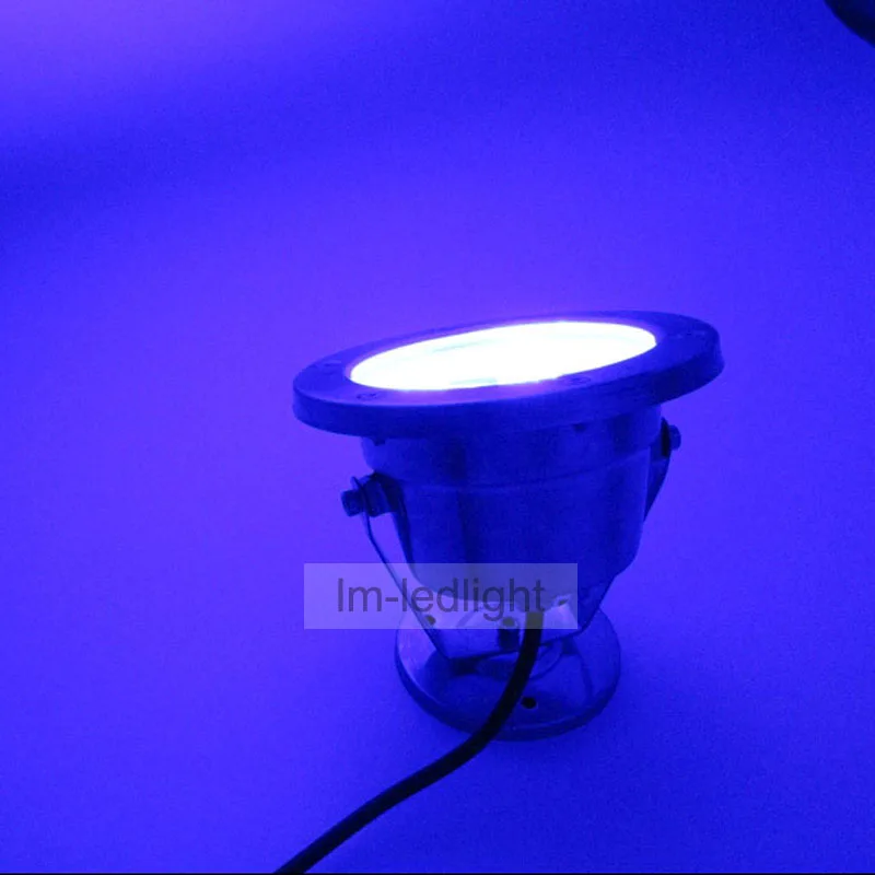 24 В Светодиодная лампа для бассейна 12 Вт IP68 foco led RGB желтый синий