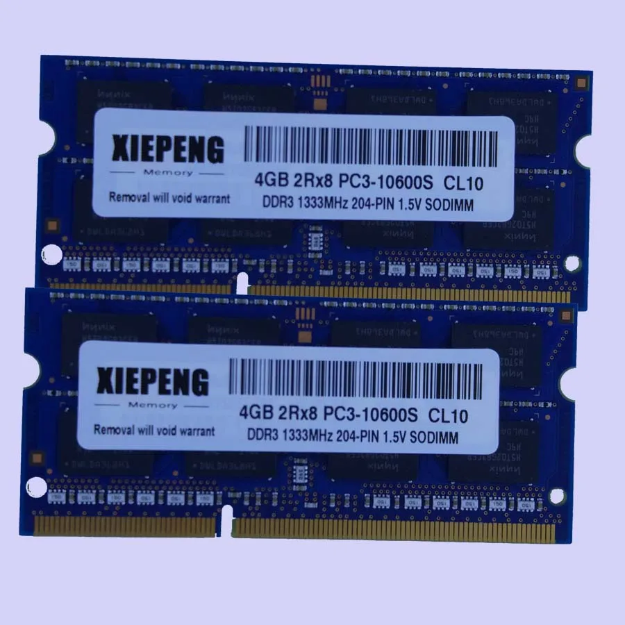 Память для ноутбука 4 Гб 2Rx8 PC3 10600S RAM DDR3 8G 1333 МГц pc3 10600 hp CQ41 CQ42 CQ326 CQ43 CQ62 CQ36 CQ45 CQ14 Notebook