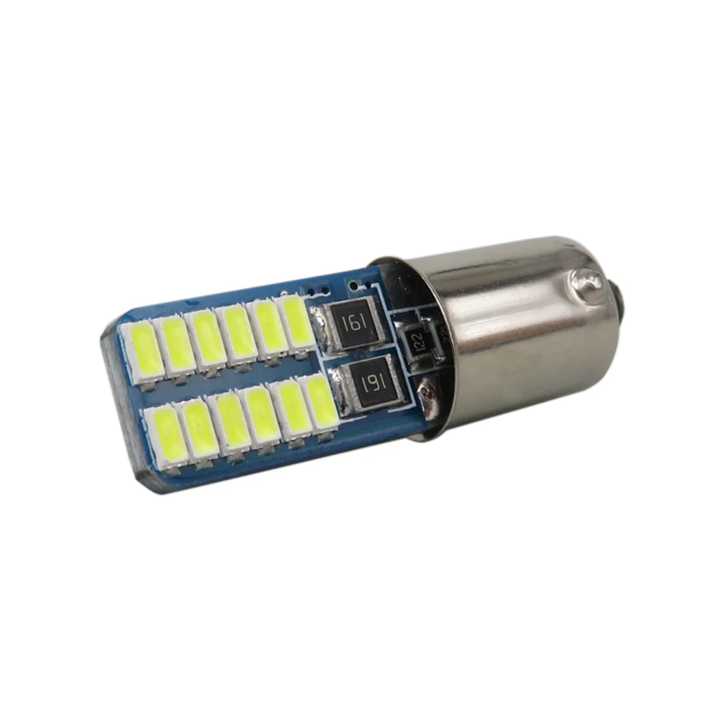 WLJH 10 шт. Canbus Bayonet BA9S 233h6w светодиодный 3014 Чип для автомобиля фонарь салона