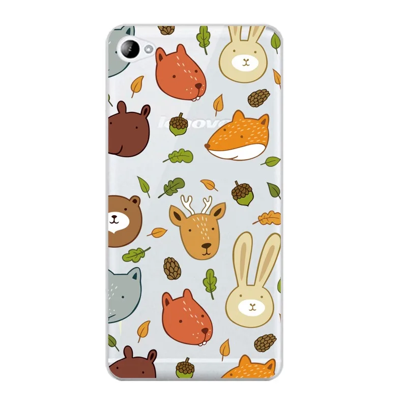 Rabbit Soft Clear TPU Phone Case For Lenovo S60 S90 A2010 A1000 A5000 A7000 K4 K5note Cat Strip Printed Cover Free Shipping | Мобильные