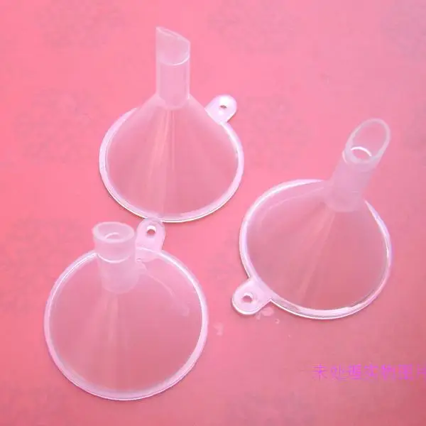 Оптовая продажа пластиковая мини воронка 100 шт./лот многоразовая Воронка для