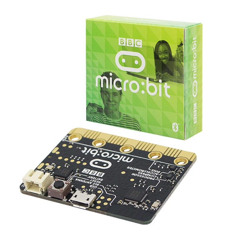 BBC micro: бит V1.3B nRF51822 KL26Z 256кб флэш-Cortex-M0 компьютер+ батарейный блок+ USB кабель для зарядки для обучения программированию