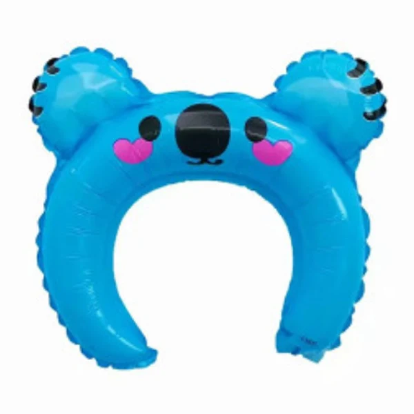 koala Новая детская мультяшная повязка на голову в виде животного, воздушный шар из алюминиевой фольги, маленький подарок на день рождения, украшения для детских игрушек - Цвет: koala