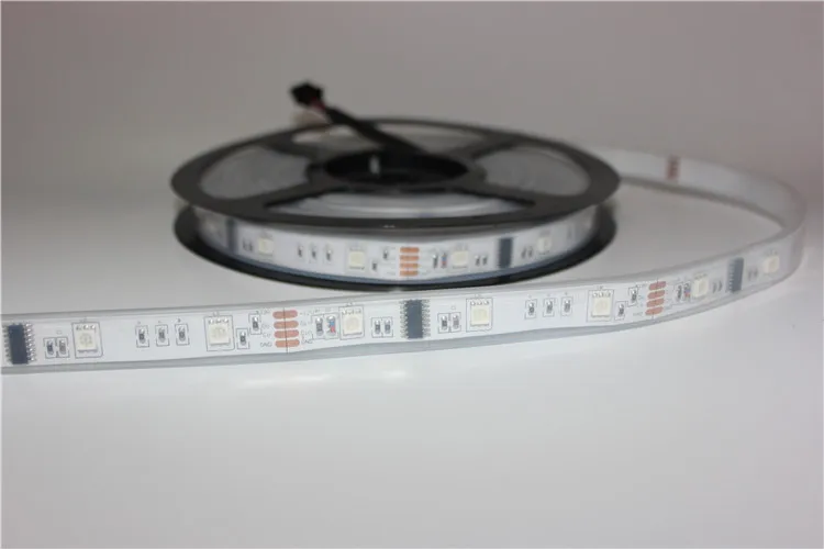 Светодиодная лента 5 м 12 В 6803 IC Dream Color RGB 5050 SMD 30 светодиодов/м IP66 водонепроницаемая